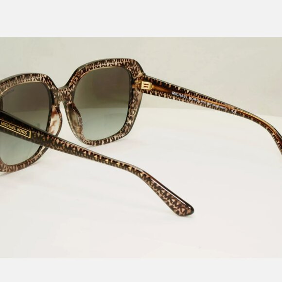 MK Michael Kors Logo Print Brown Sunglasses - Picture 5 of 8